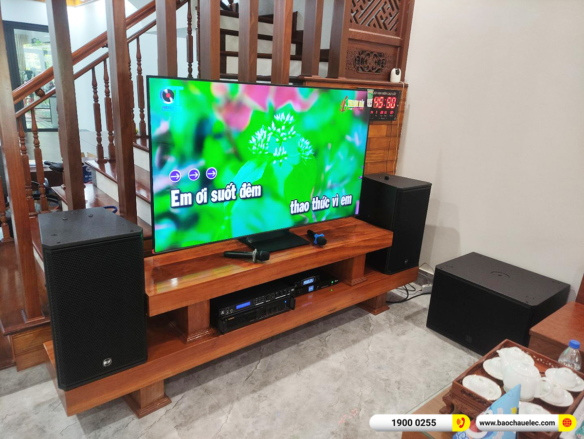 Lắp đặt dàn karaoke RCF hơn 95tr cho anh Hiệp tại Nam Định