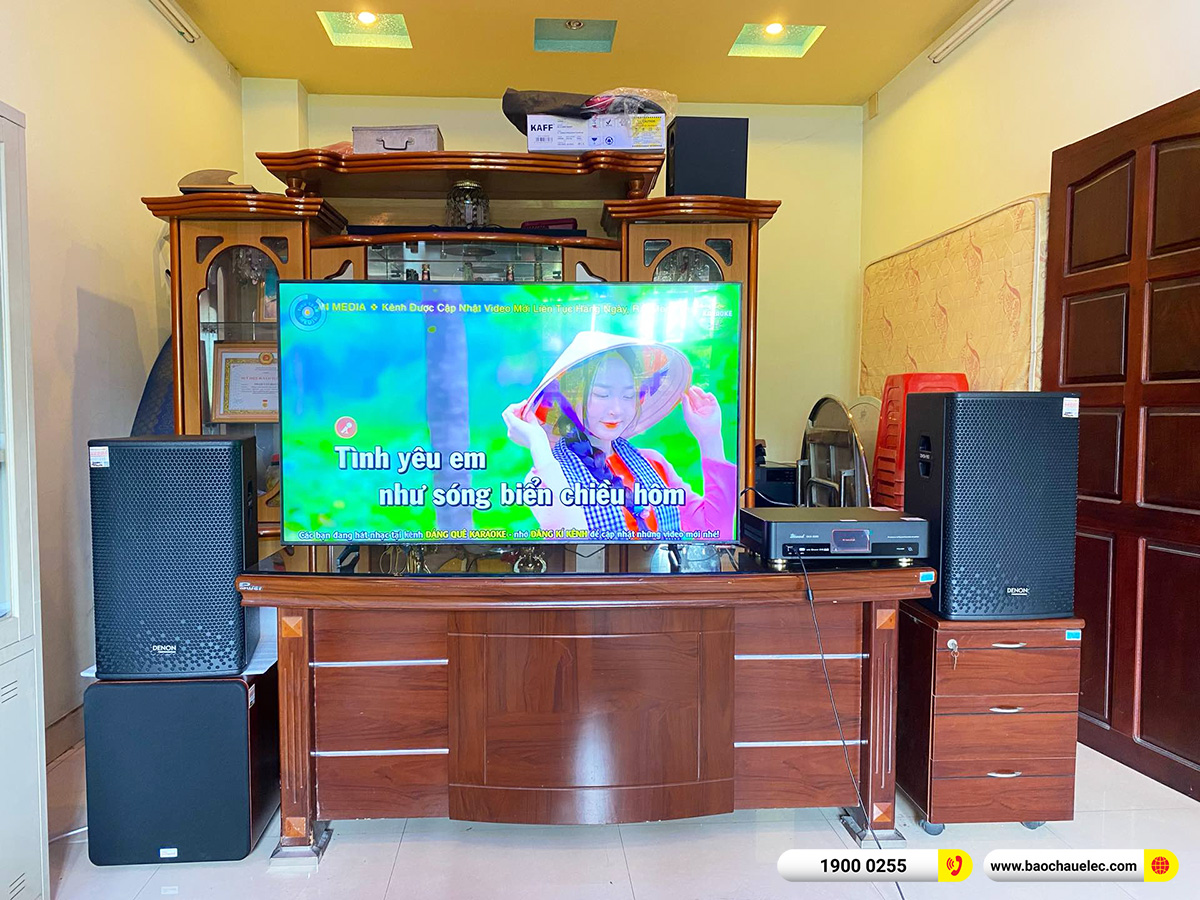 Lắp đặt dàn karaoke Denon hơn 31tr cho chú Hoàn tại Đồng Nai