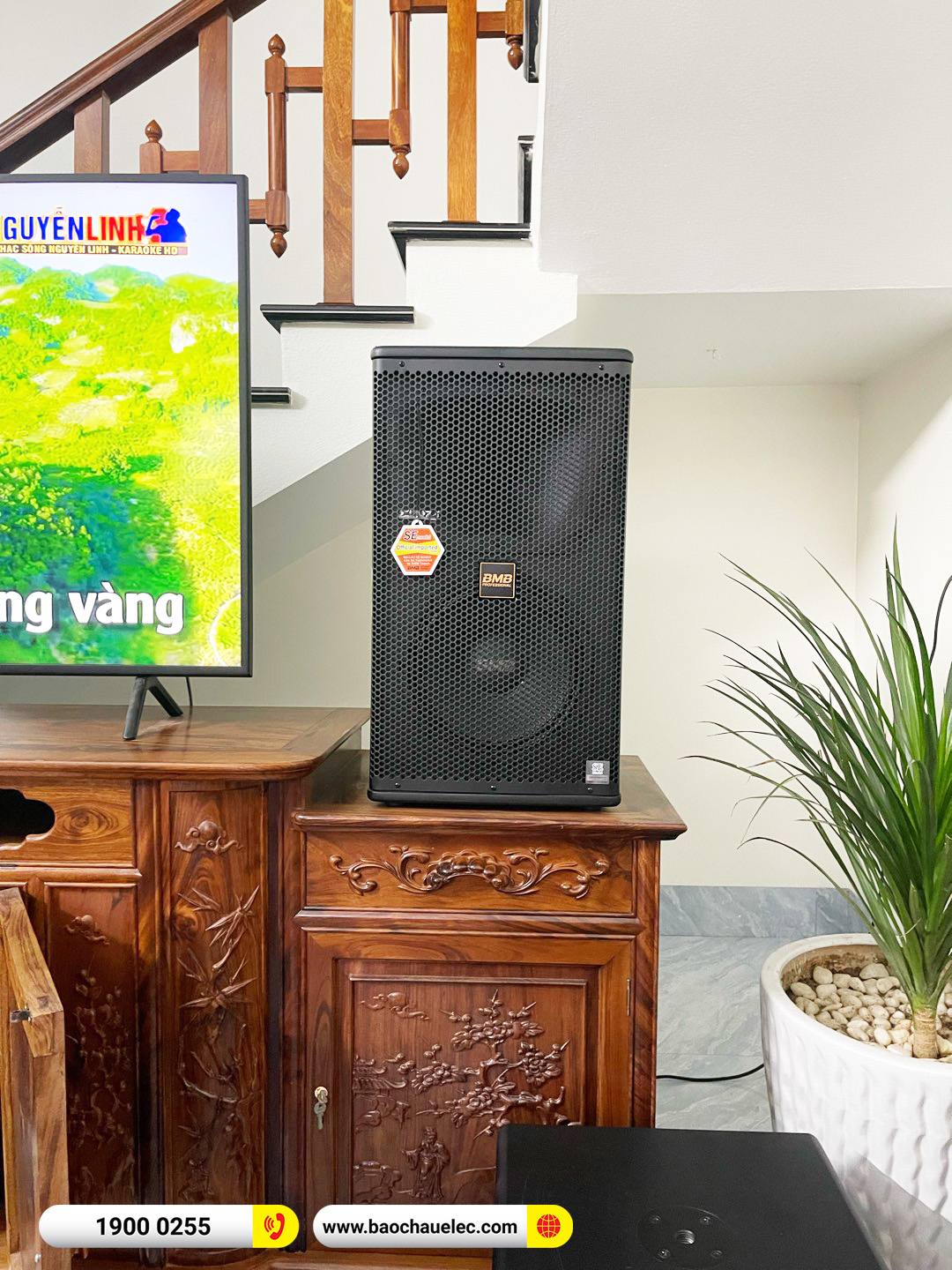 Lắp đặt dàn karaoke BMB hơn 37tr cho anh Hoàn tại Hưng Yên (BMB 1210SE, Denon DP-N1600,…) 