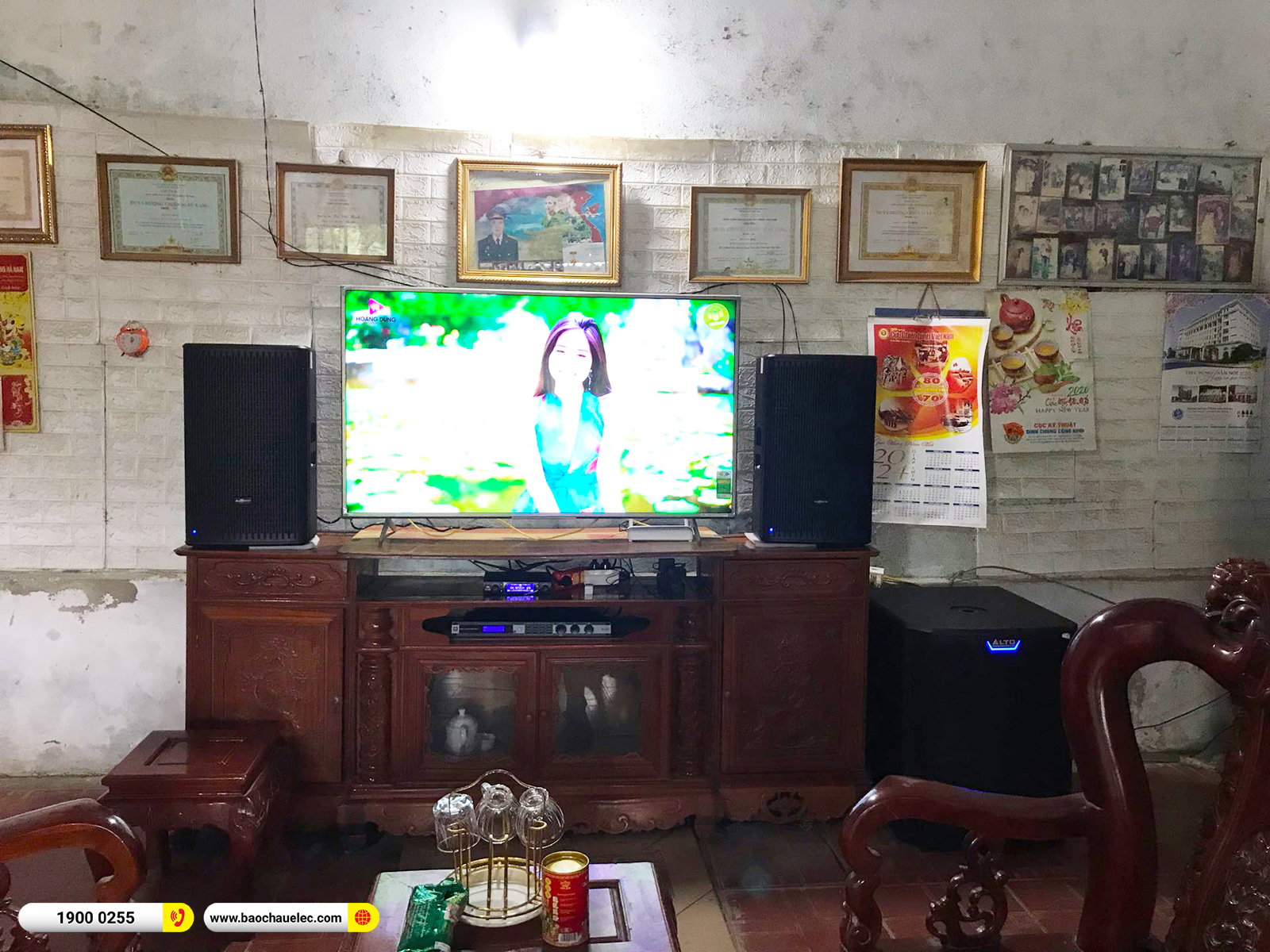 Lắp đặt dàn karaoke Audiocenter gần 63tr cho anh Hoàn tại Ninh Bình