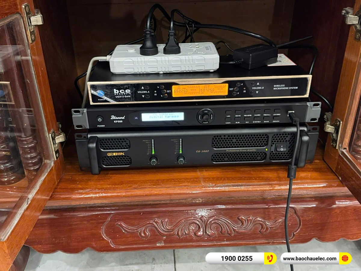 Lắp đặt dàn karaoke Denon gần 37tr cho anh Hoàng tại Đồng Nai 