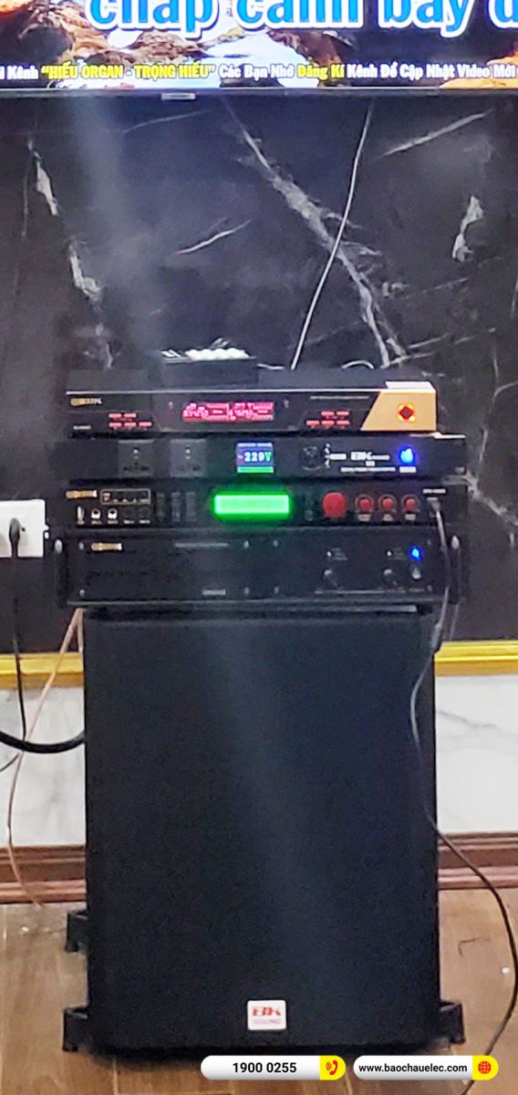 Lắp đặt dàn karaoke JBL hơn 50tr cho anh Hợi tại Hà Nội (JBL XS10, VM620A, BPR-5600, SW612B, BJ-U600, BKSound M8)