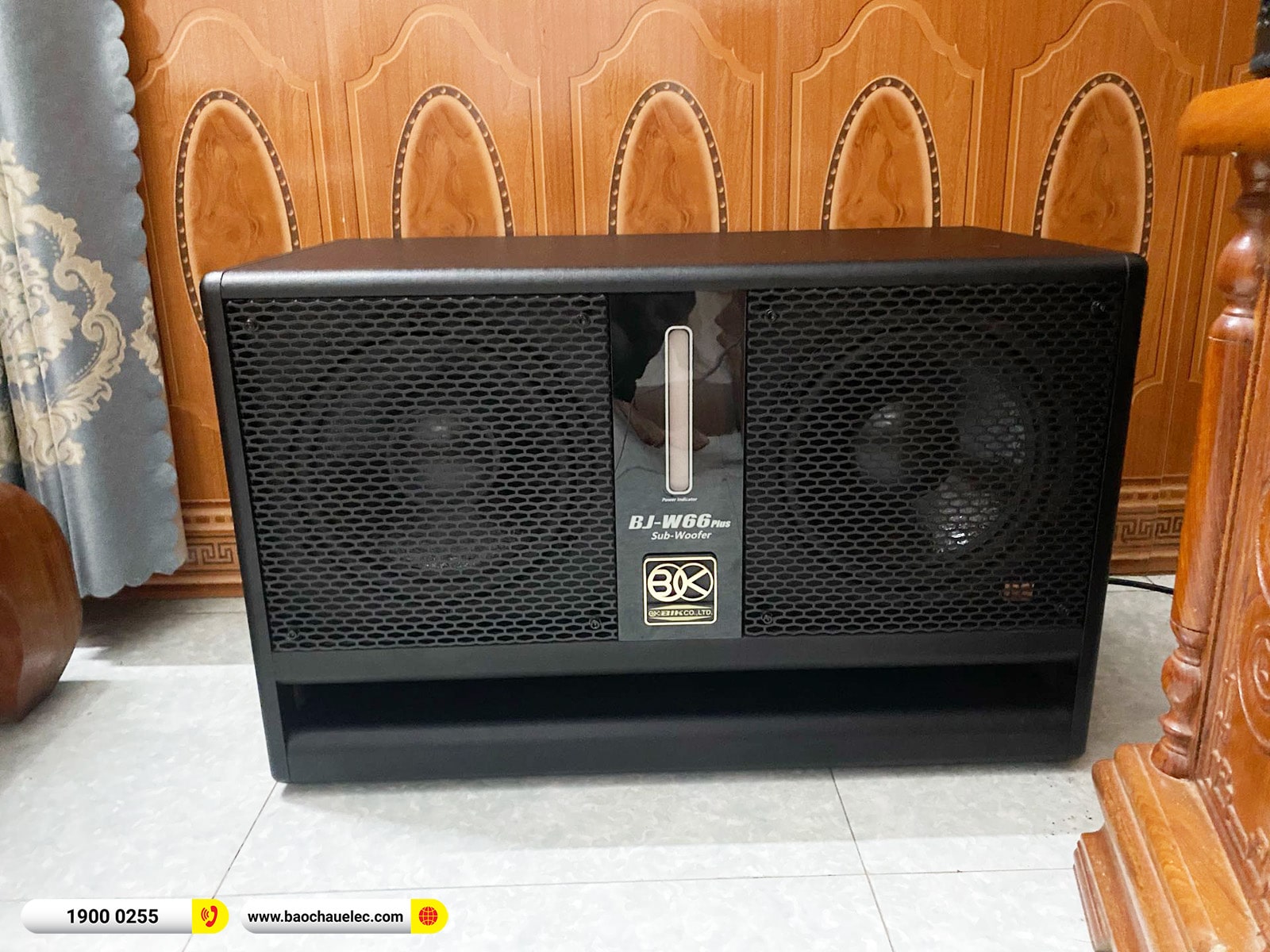 Lắp đặt dàn karaoke BIK hơn 51tr cho anh Hồng tại Nam Định (BIK BSP 412II, CA-J804, BPR-8600, W66 Plus, BJ-U600)