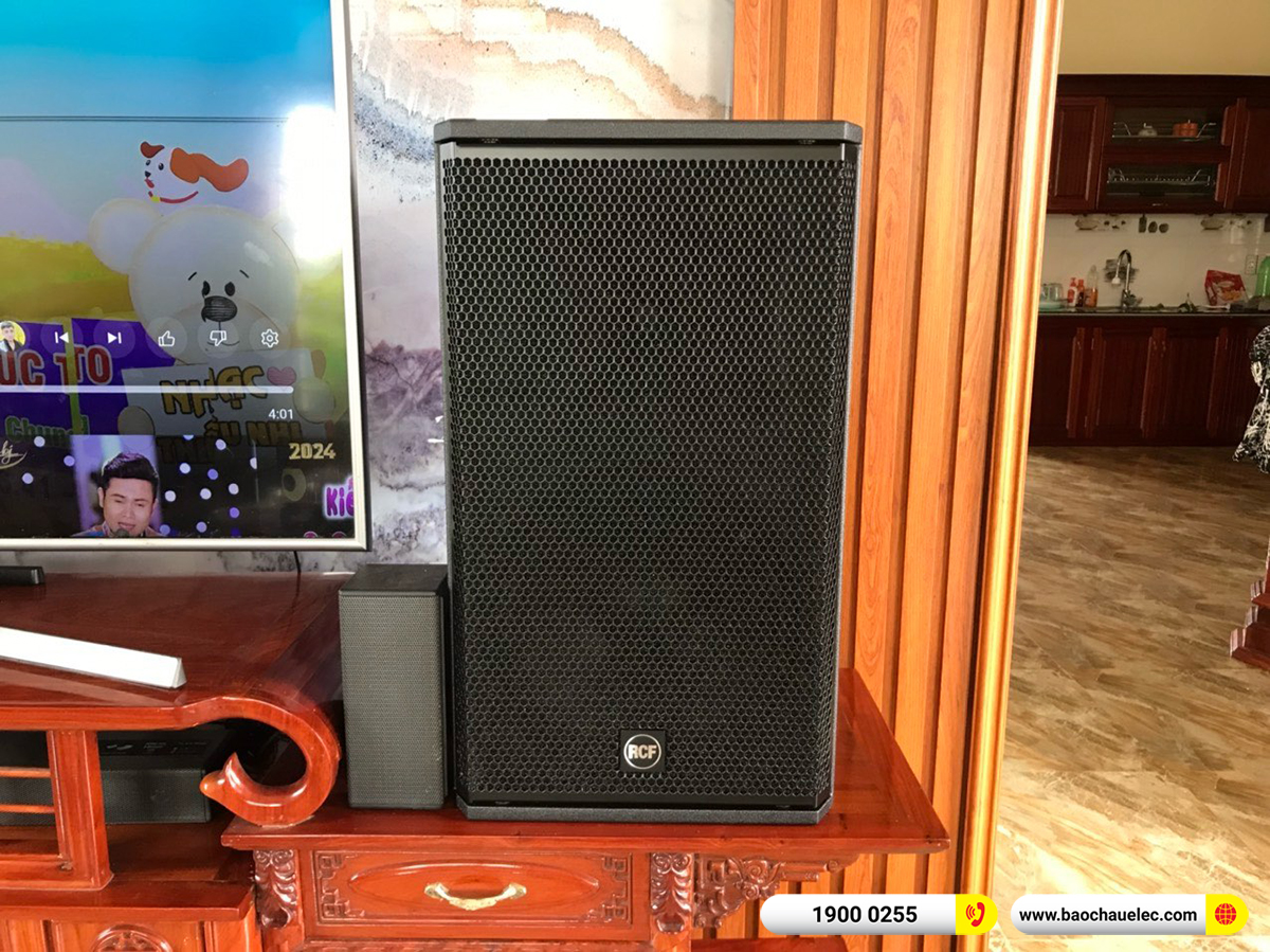 Lắp đặt dàn karaoke RCF hơn 70tr cho anh Hướng tại Nam Định