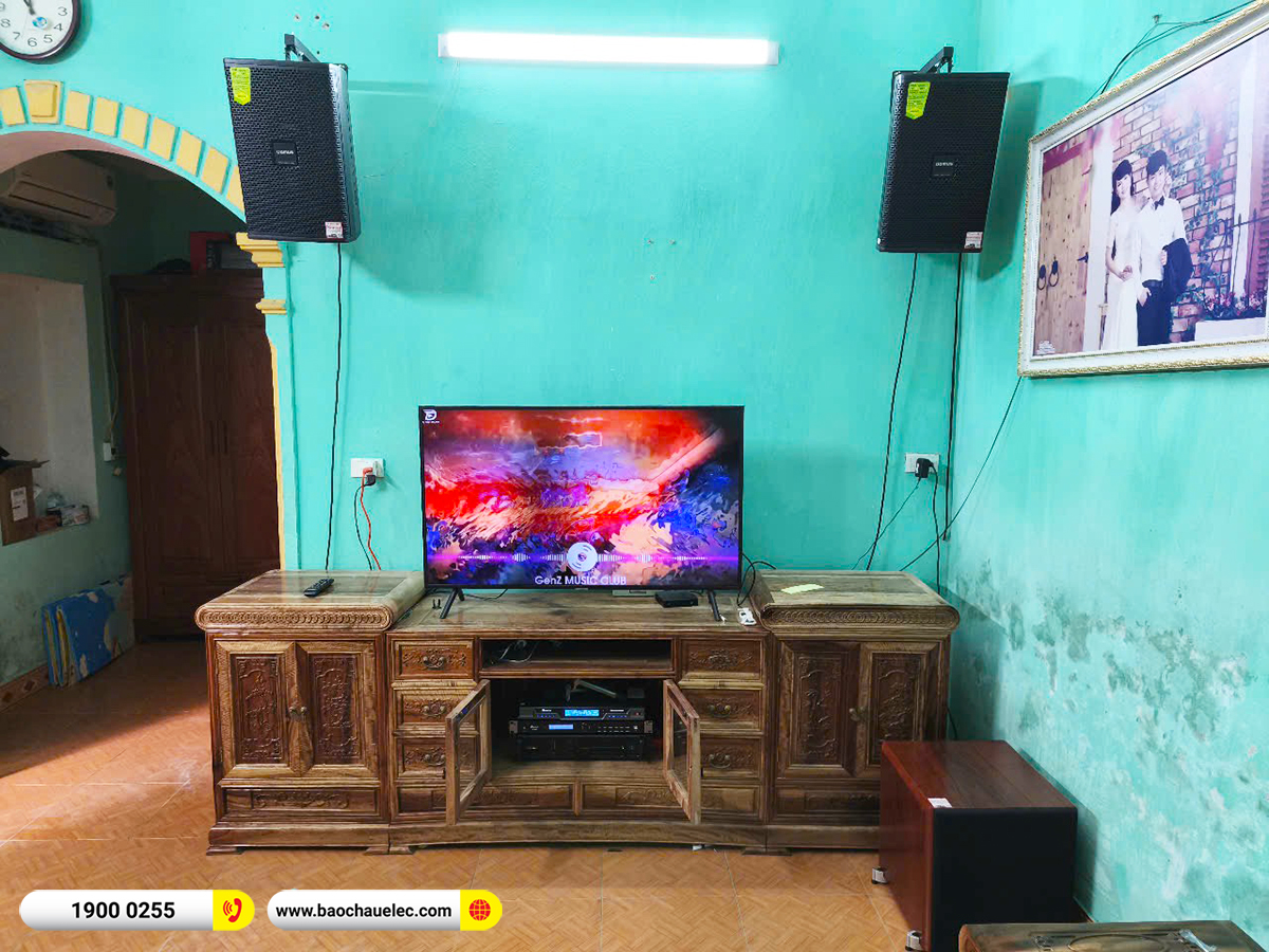 Lắp đặt dàn karaoke Domus hơn 29tr cho anh Huy tại Bắc Ninh