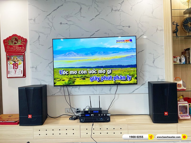 Lắp đặt dàn karaoke JBL hơn 59tr cho anh Khánh tại Hà Nội (JBL CV1270, JBL V8, KX180A, JBL VM200)