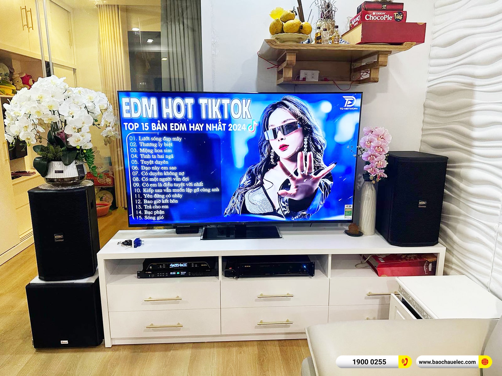 Lắp đặt dàn karaoke BIK hơn 36tr cho anh Khoa tại Hà Nội 