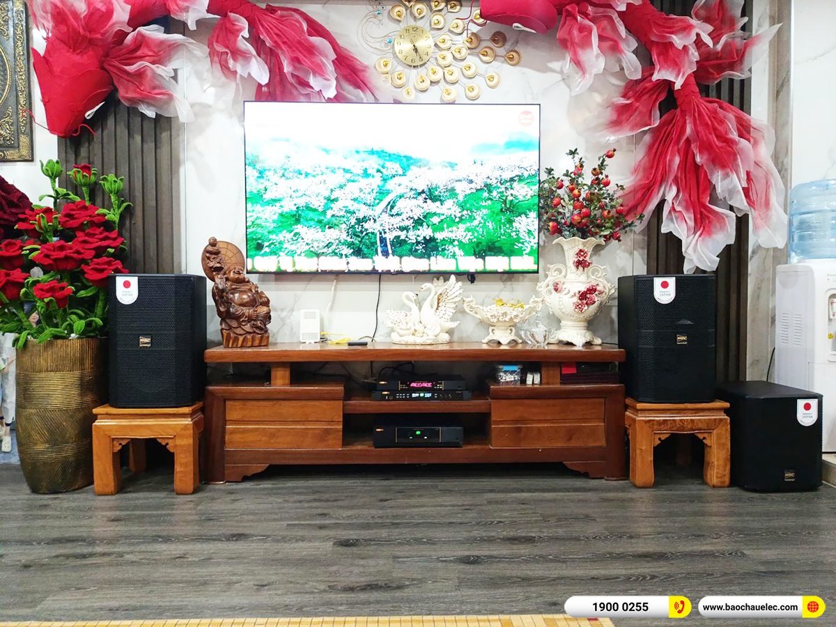 Lắp đặt d&agrave;n karaoke BIK hơn 40tr cho anh Kho&aacute;i tại H&agrave; Nội