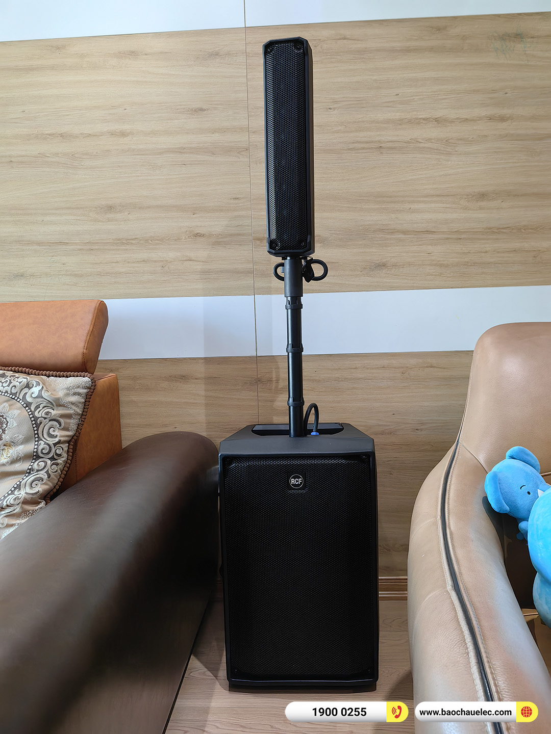 Lắp đặt dàn karaoke di động RCF hơn 94tr cho anh Khương tại Hà Nội