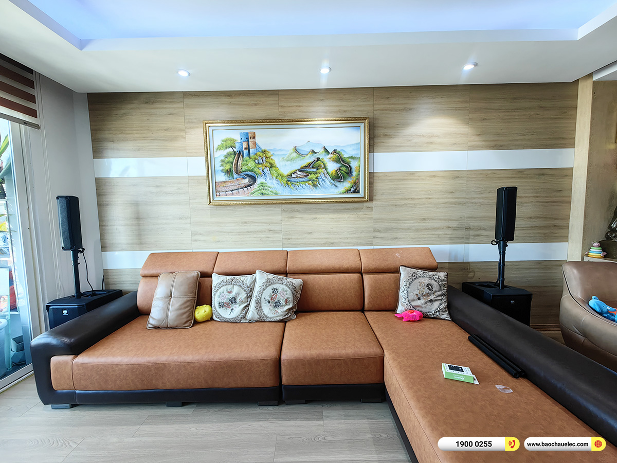 Lắp đặt dàn karaoke di động RCF hơn 94tr cho anh Khương tại Hà Nội