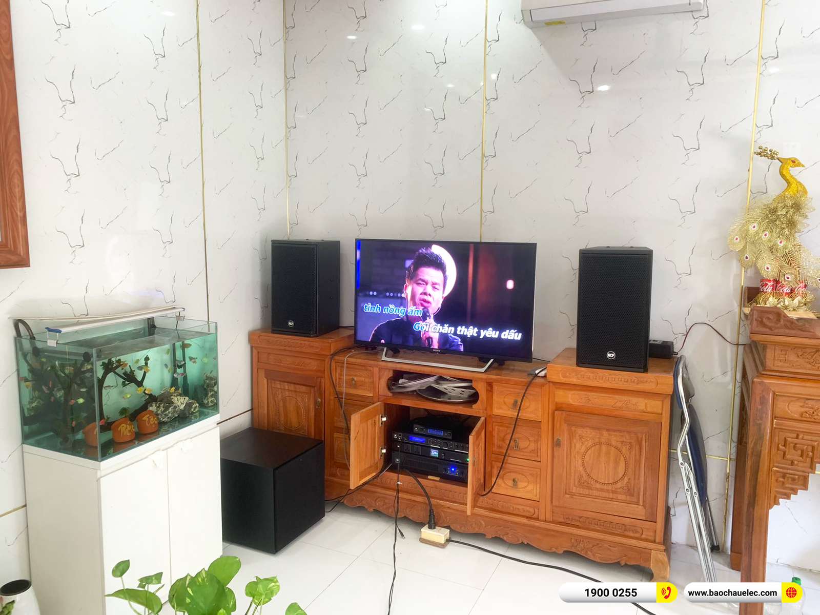 Lắp đặt dàn karaoke RCF gần 73tr cho anh Lâm tại Hải Phòng