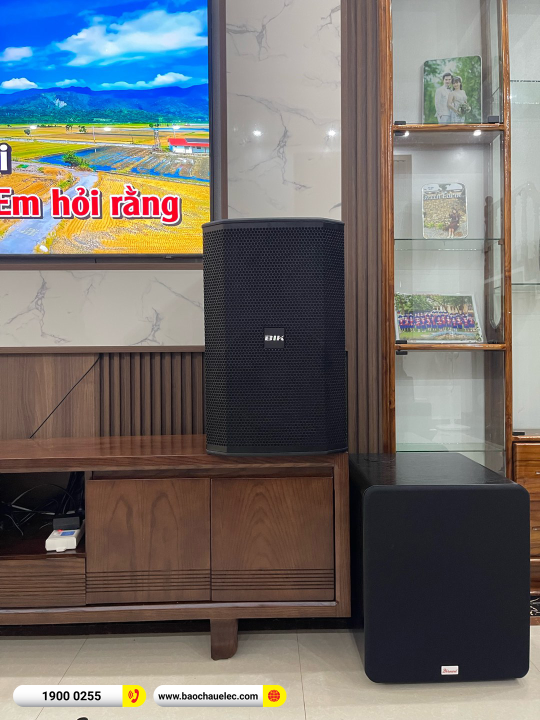 Lắp đặt dàn karaoke BIK hơn 41tr cho anh Linh tại Sơn La