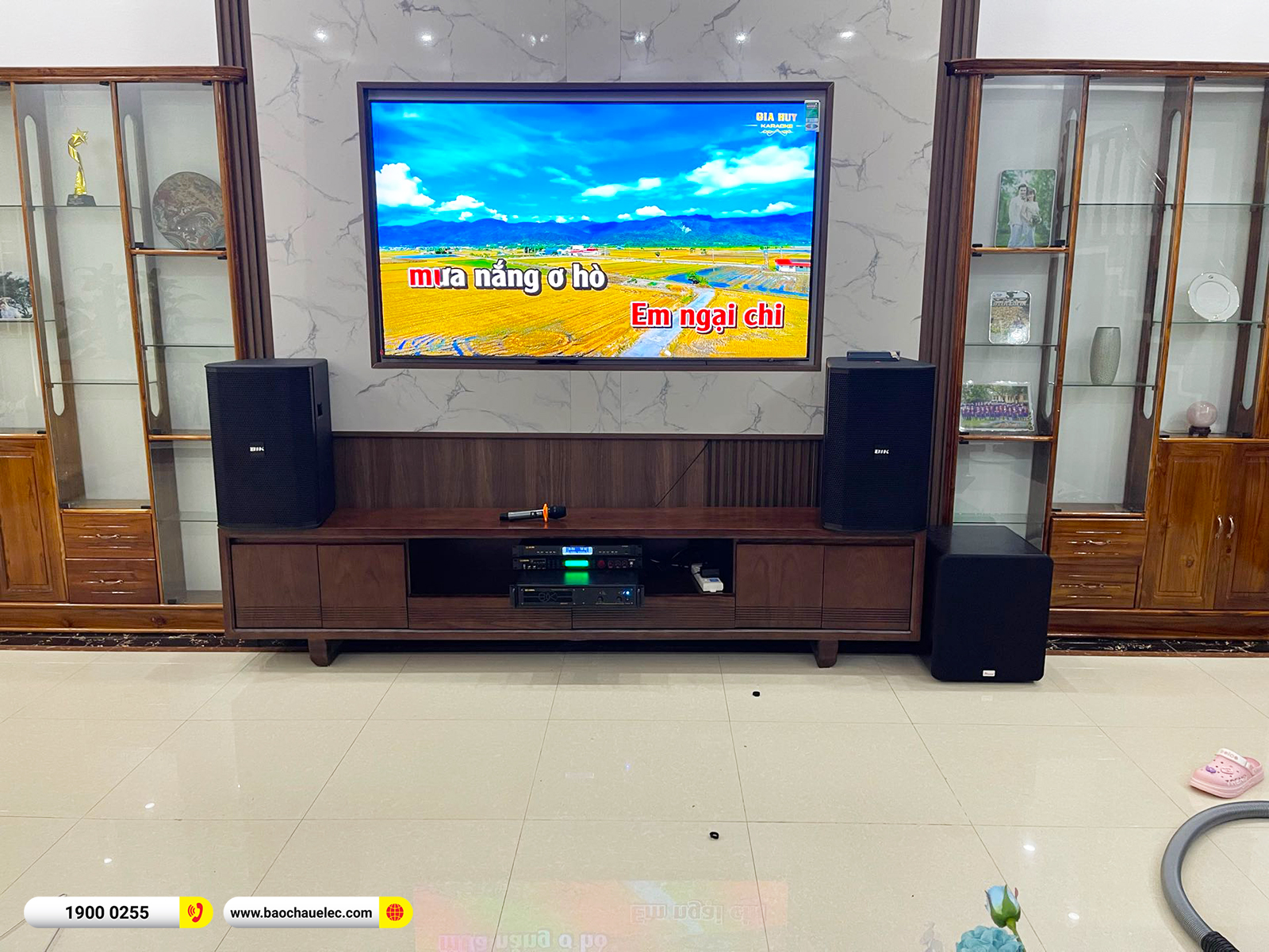 Lắp đặt dàn karaoke BIK hơn 41tr cho anh Linh tại Sơn La