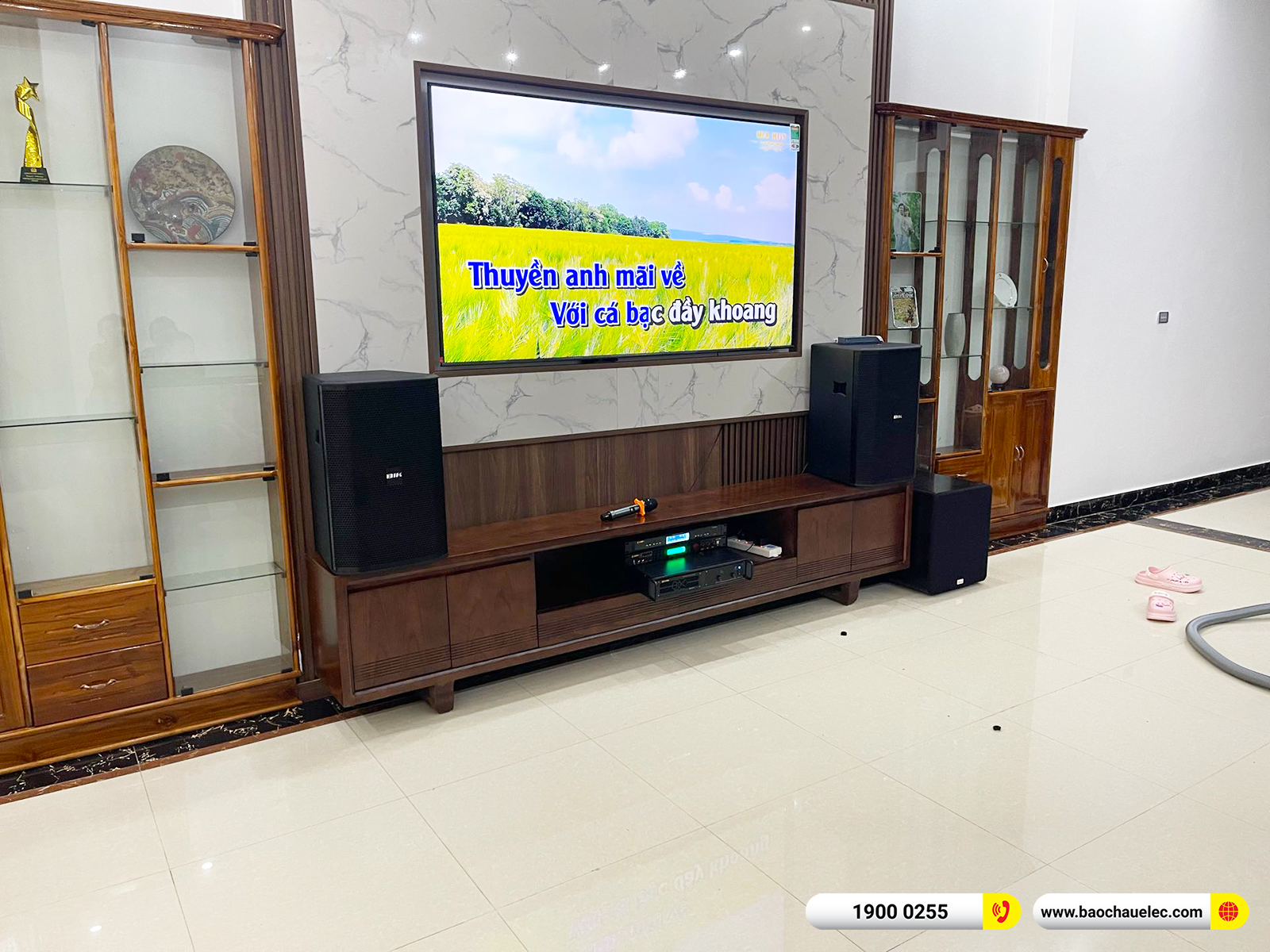 Lắp đặt dàn karaoke BIK hơn 41tr cho anh Linh tại Sơn La