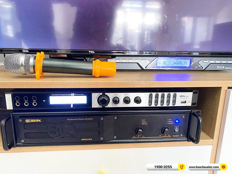 Lắp đặt dàn karaoke Domus gần 28tr cho anh Long tại Đồng Nai (Domus DP6120 Max, VM620A, X6 Luxury, U900 Plus X)