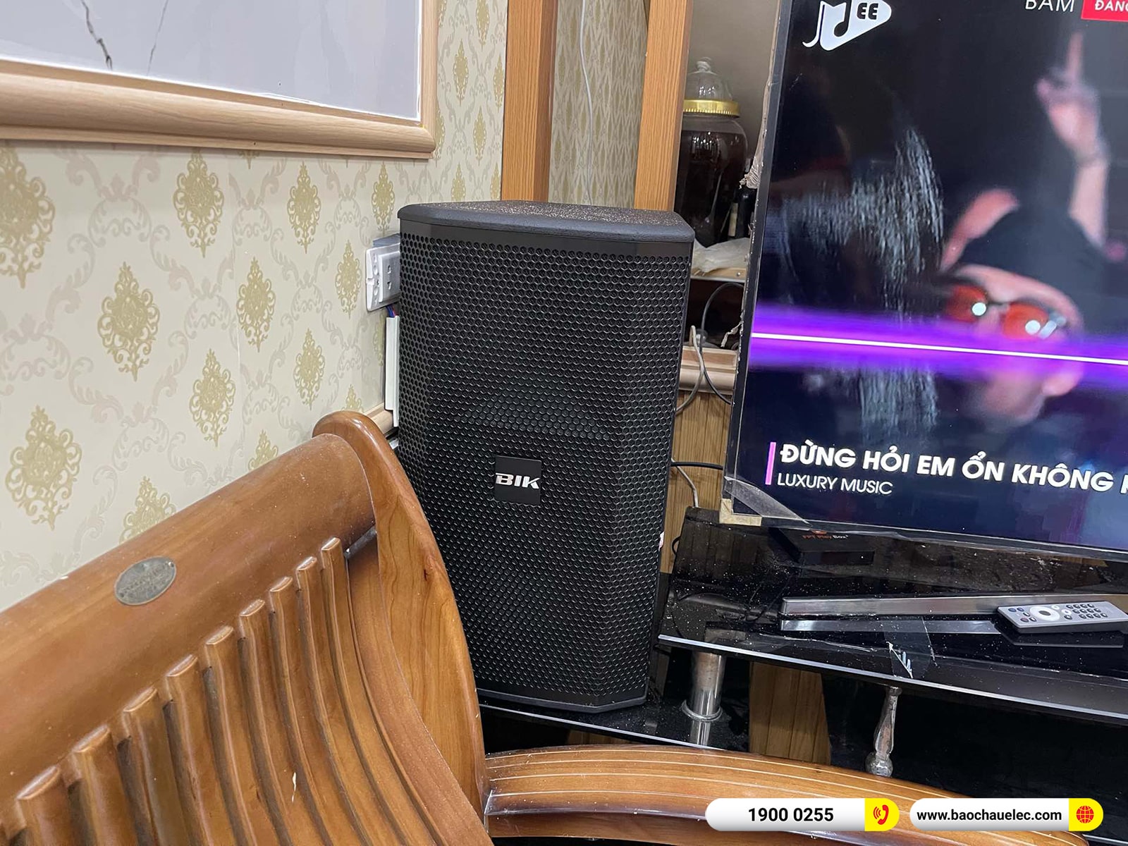 Lắp đặt dàn karaoke BIK hơn 31tr cho anh Long tại Hà Nội