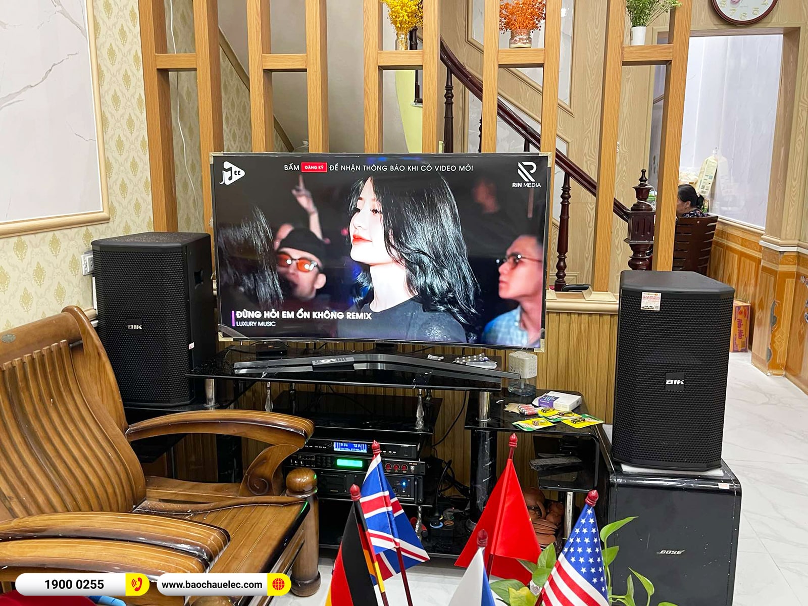 Lắp đặt dàn karaoke BIK hơn 31tr cho anh Long tại Hà Nội