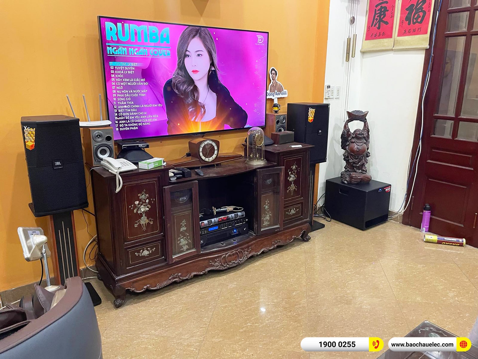 Lắp đặt dàn karaoke JBL hơn 66tr cho anh Long tại Hà Nội 