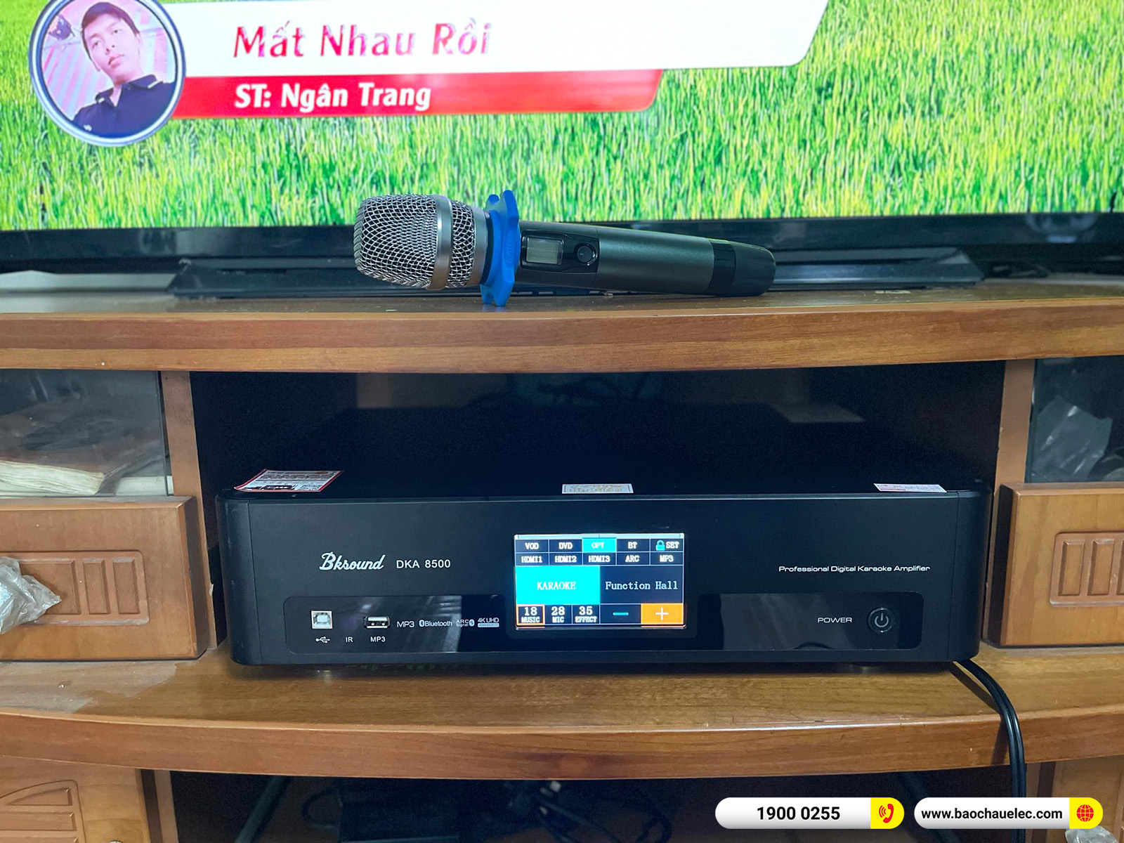 Lắp đặt dàn karaoke Denon gần 31tr cho anh Lực tại Bình Dương