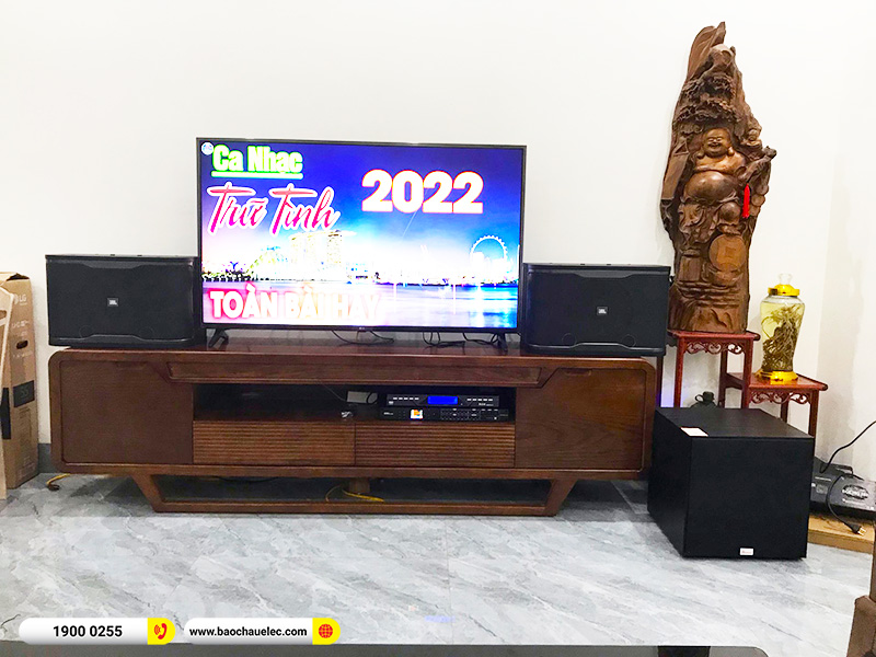 Lắp đặt dàn karaoke JBL gần 20tr cho anh Lưu tại Hà Nam (RM210, DSP-9000 Plus, SW212, U900 Plus X)