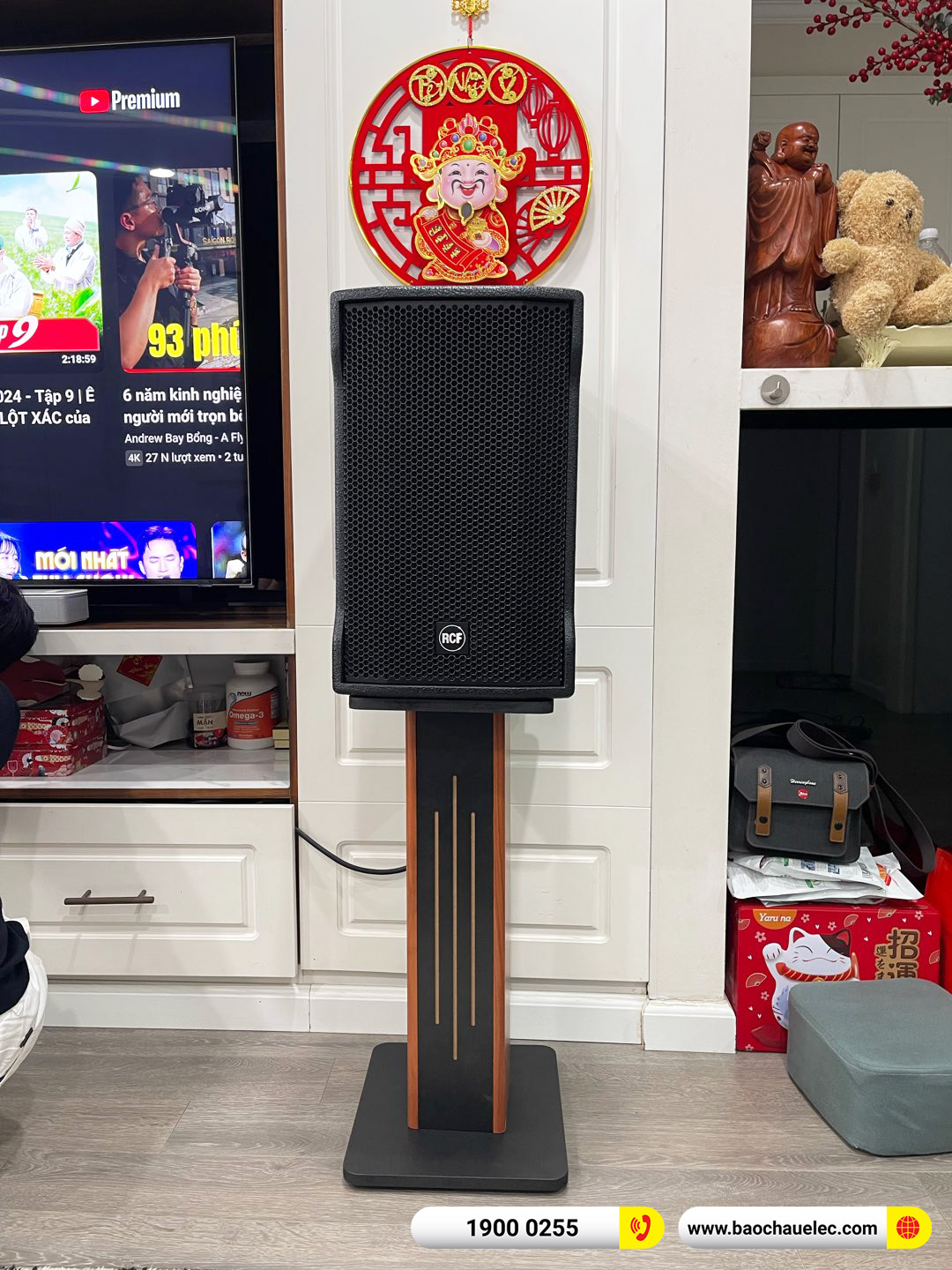 Lắp đặt dàn karaoke RCF gần 100tr cho anh Mạnh tại Hà Nội