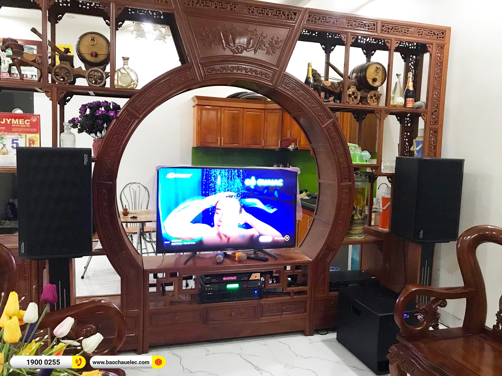 Lắp đặt dàn karaoke Denon hơn 46tr cho anh Nam tại Nam Định