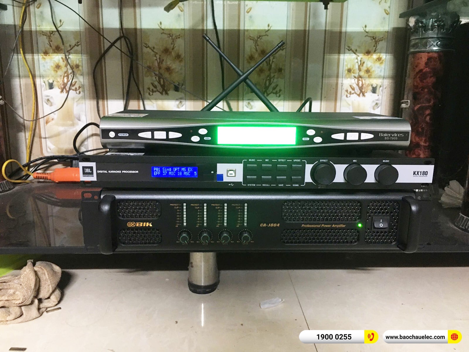 Lắp đặt dàn karaoke RCF hơn 70tr cho anh Nhu tại Bắc Ninh