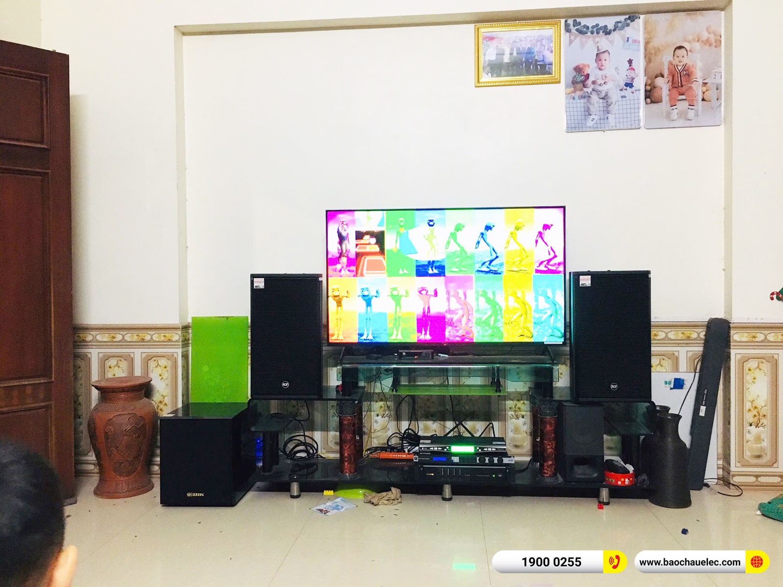 Lắp đặt dàn karaoke RCF hơn 70tr cho anh Nhu tại Bắc Ninh