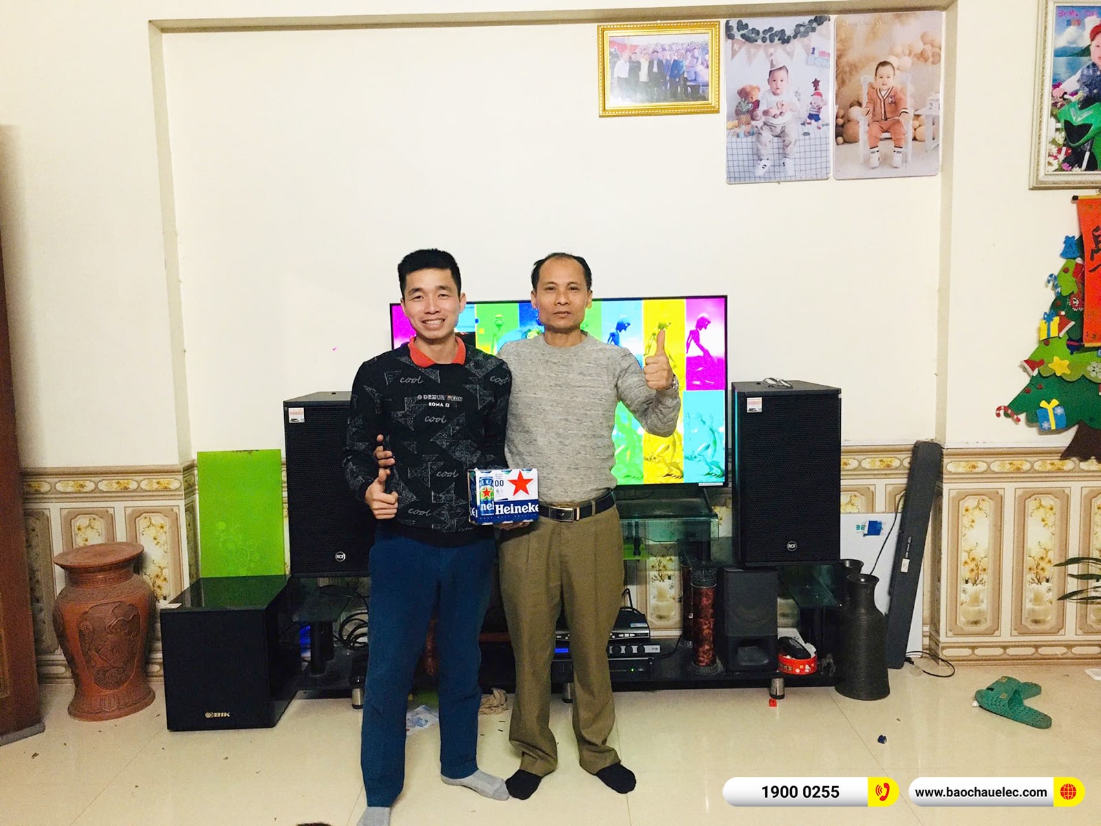 Lắp đặt dàn karaoke RCF hơn 70tr cho anh Nhu tại Bắc Ninh