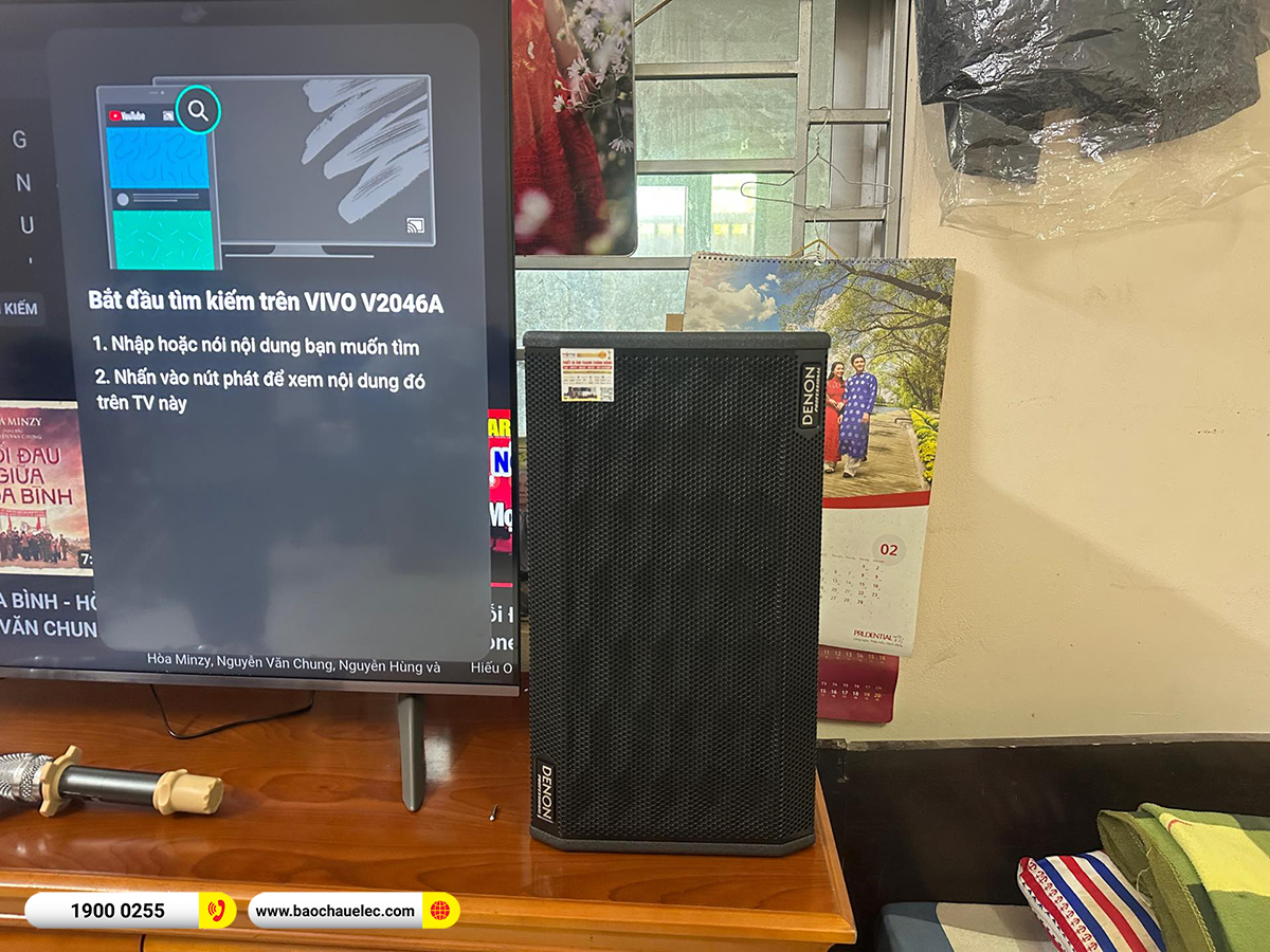 Lắp đặt dàn karaoke Denon hơn 32tr cho anh Phương tại Hà Nội