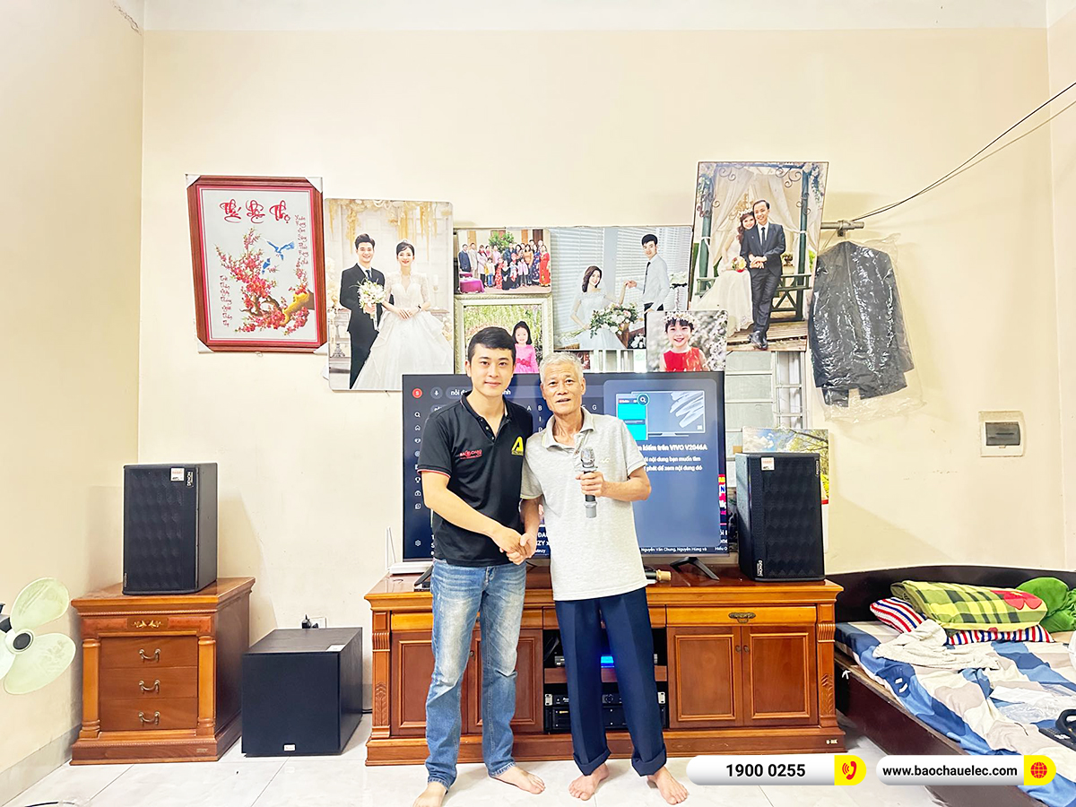 Lắp đặt dàn karaoke Denon hơn 32tr cho anh Phương tại Hà Nội