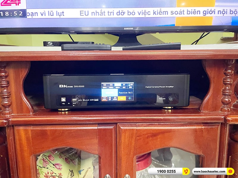 Lắp đặt dàn karaoke BIK hơn 30tr cho anh Quang tại Đồng Nai (BIK CS-525, BKSound DKA 8500, BJ-W25AV)