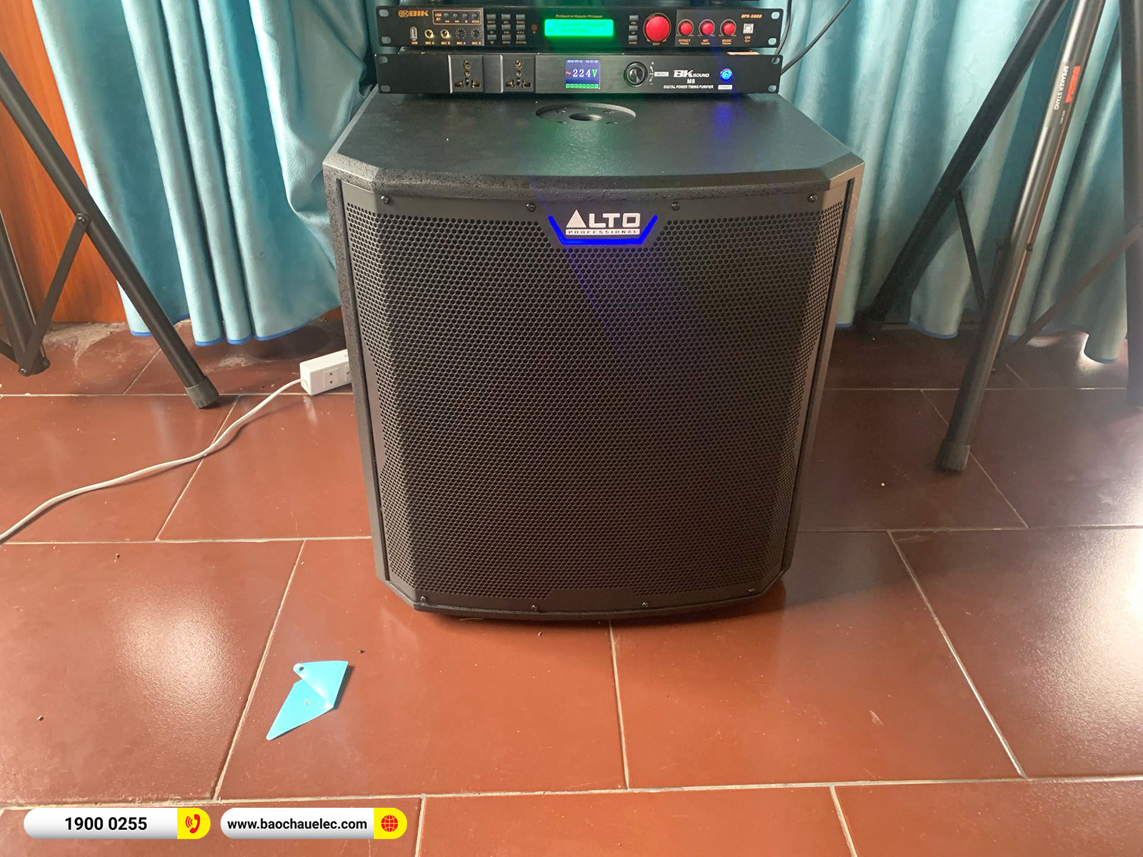 Lắp đặt dàn karaoke Alto hơn 50tr cho anh Sơn tại Vũng Tàu 