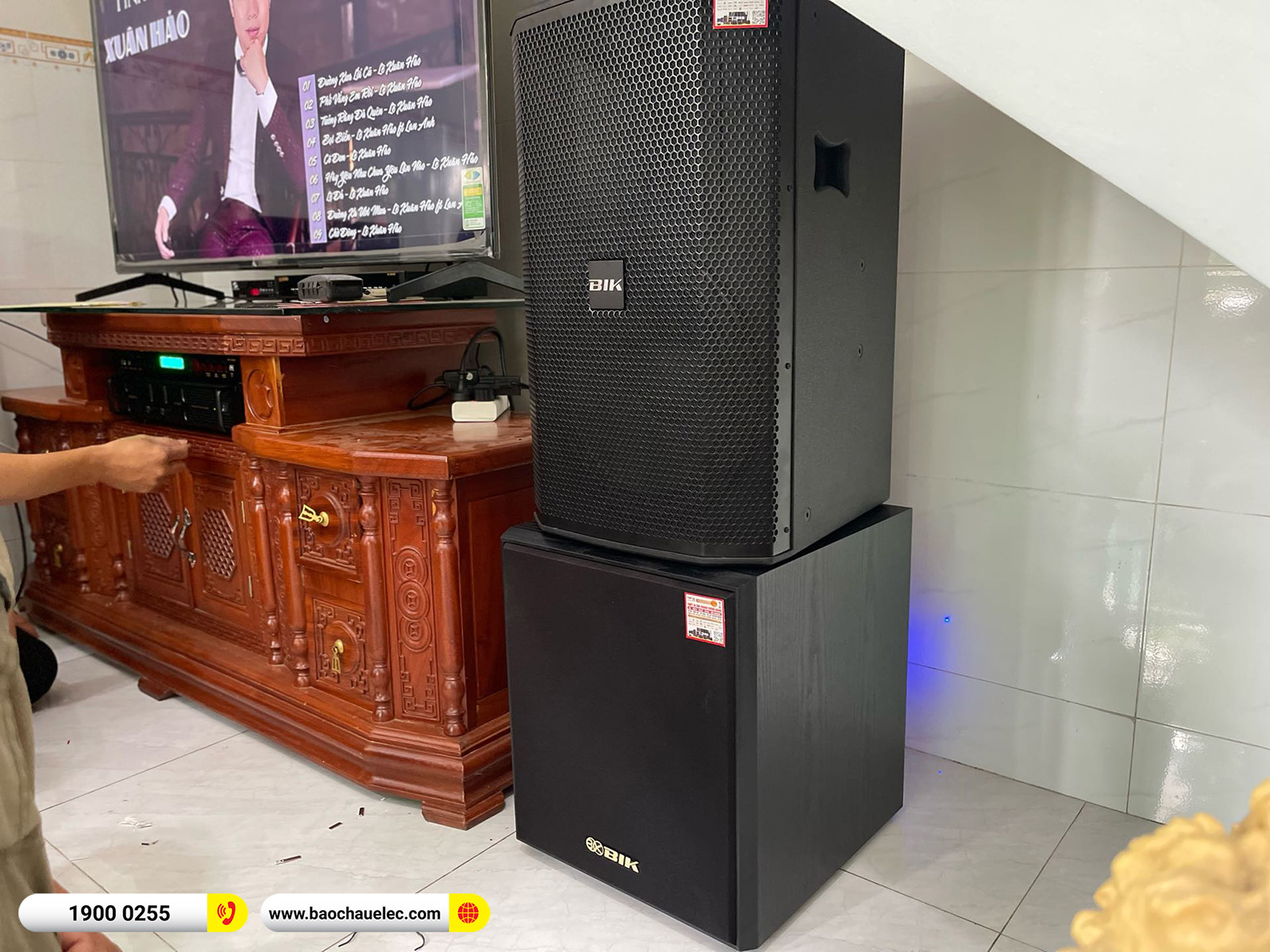 Lắp đặt dàn karaoke BIK hơn 43tr cho anh Thái tại Đồng Nai 