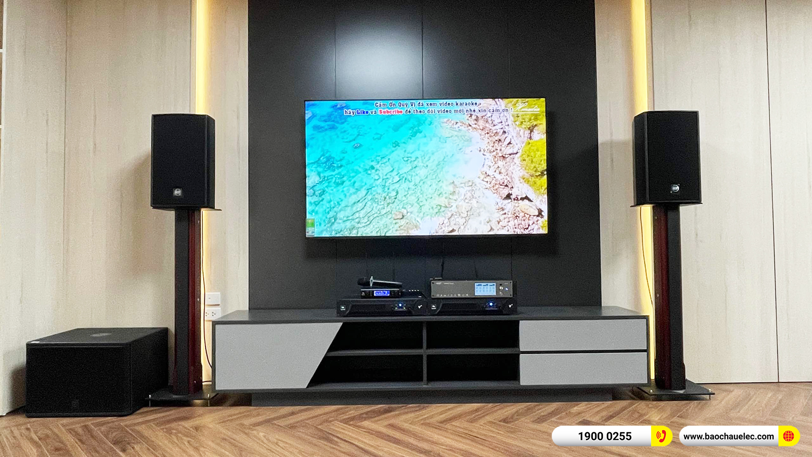 Lắp đặt dàn karaoke RCF hơn 137tr cho anh Thái tại Hà Nội 