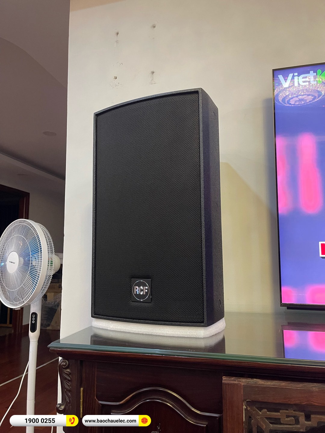 Lắp đặt dàn karaoke RCF hơn 205tr cho anh Thanh tại Hà Nội 