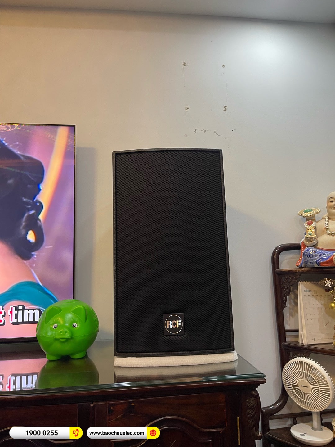 Lắp đặt dàn karaoke RCF hơn 205tr cho anh Thanh tại Hà Nội 