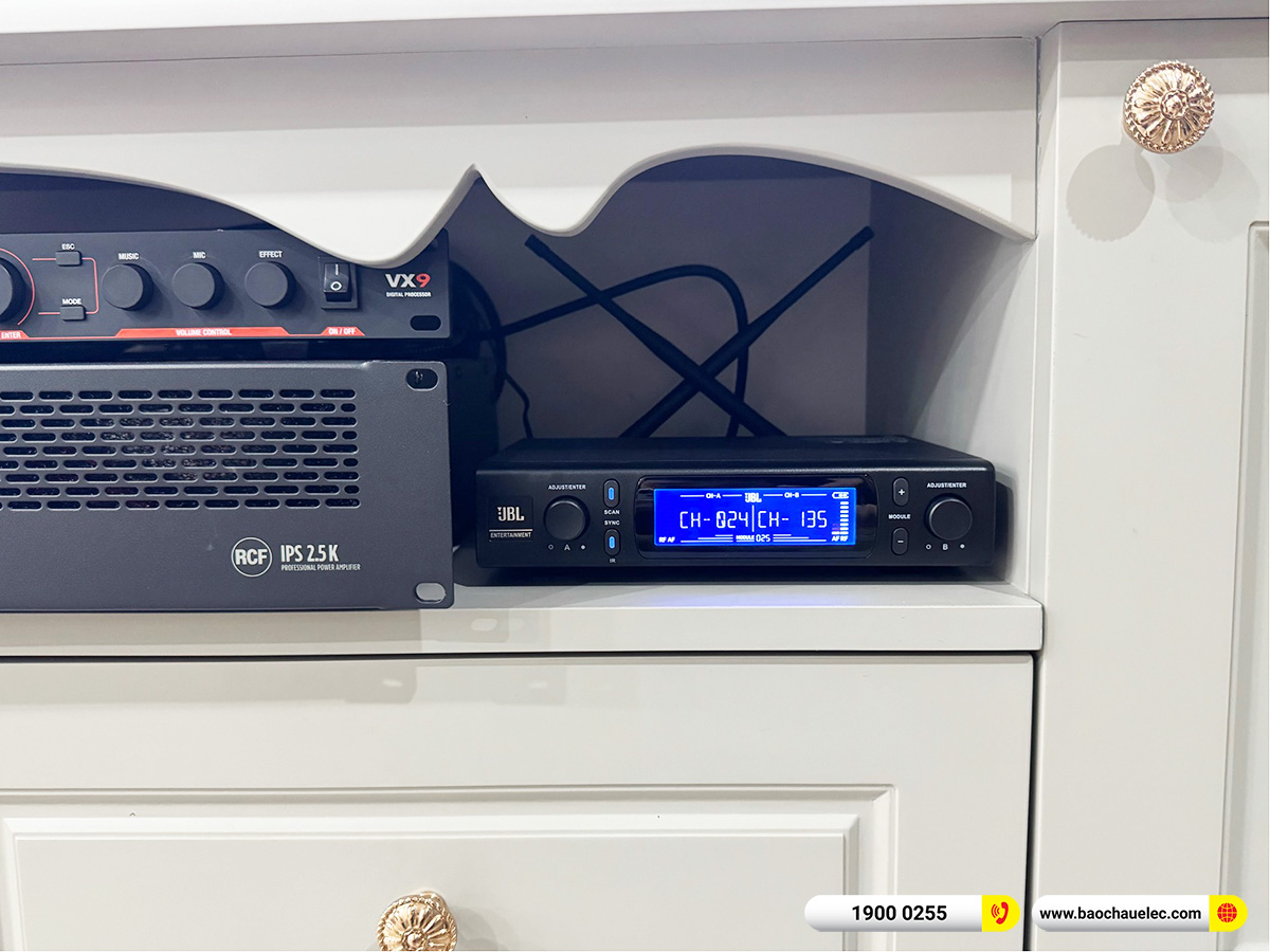 Lắp đặt dàn karaoke RCF hơn 116tr cho anh Thao tại Hà Nội 
