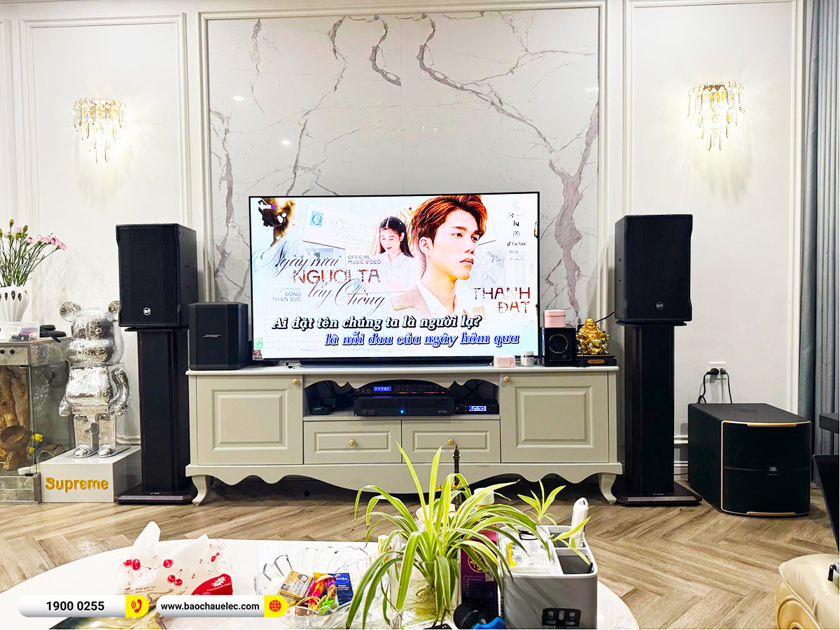 Lắp đặt dàn karaoke RCF hơn 116tr cho anh Thao tại Hà Nội 