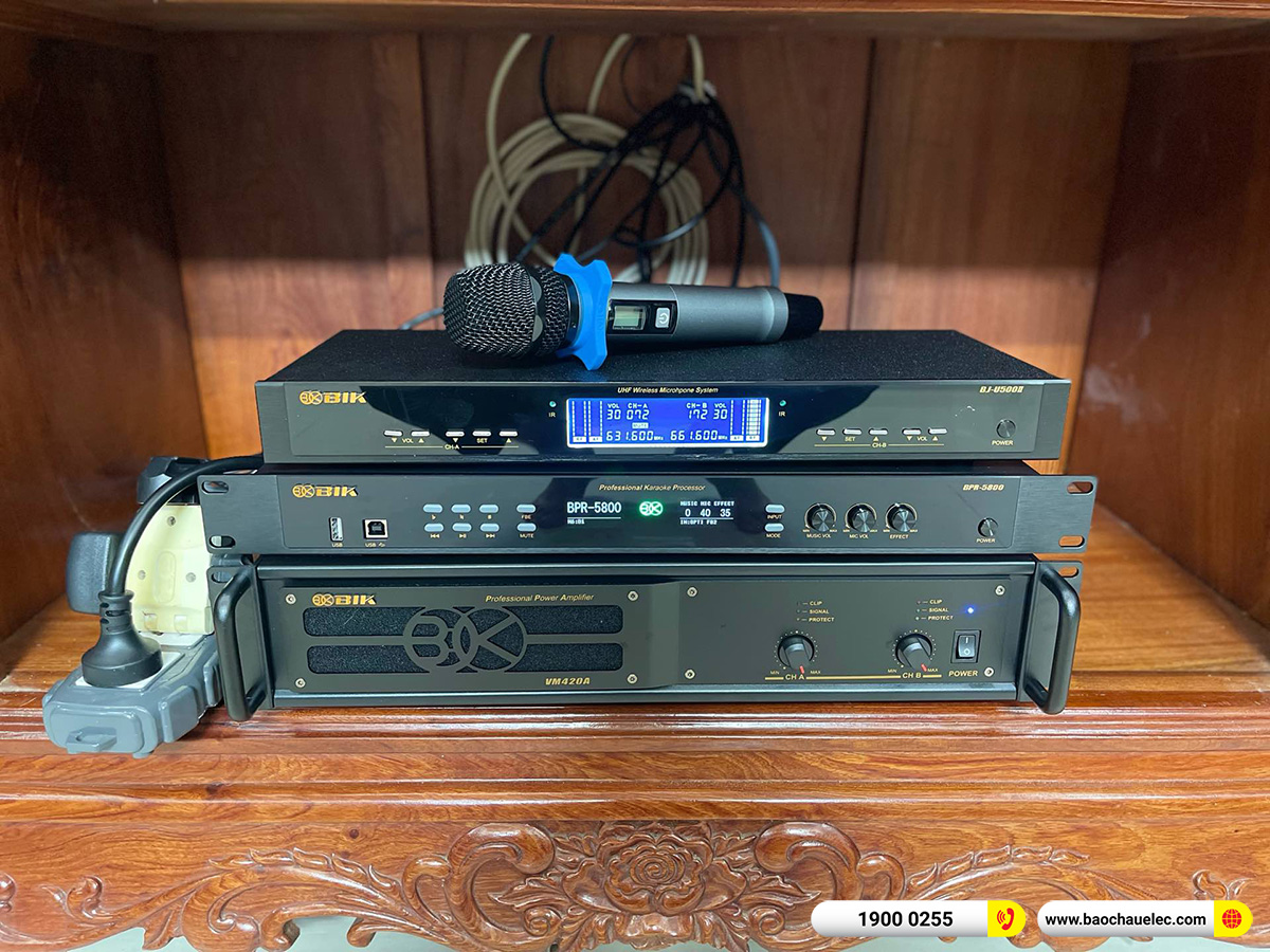 Lắp đặt dàn karaoke BIK hơn 41tr cho anh Thế Anh tại Vũng Tàu