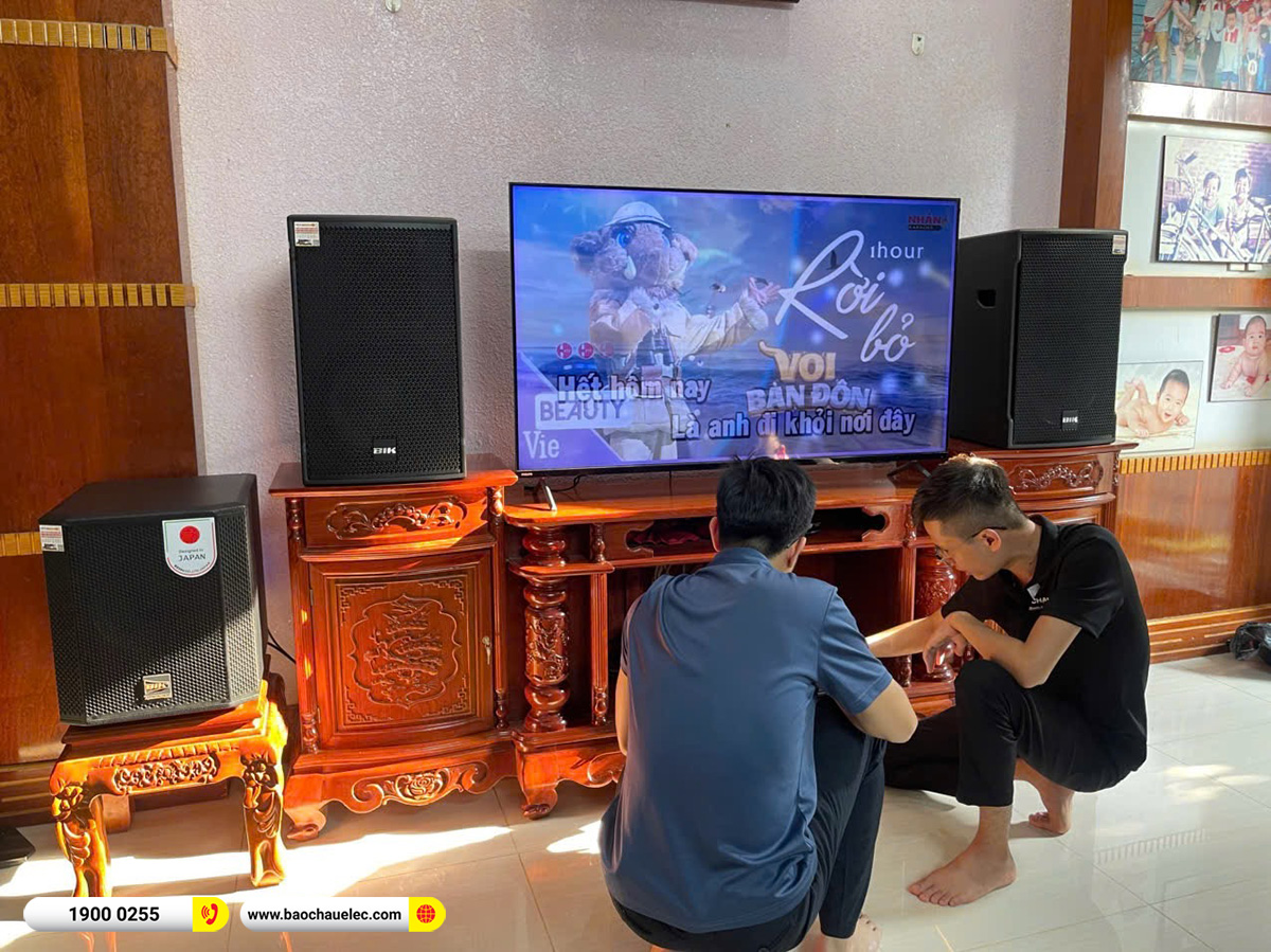 Lắp đặt dàn karaoke BIK hơn 41tr cho anh Thế Anh tại Vũng Tàu