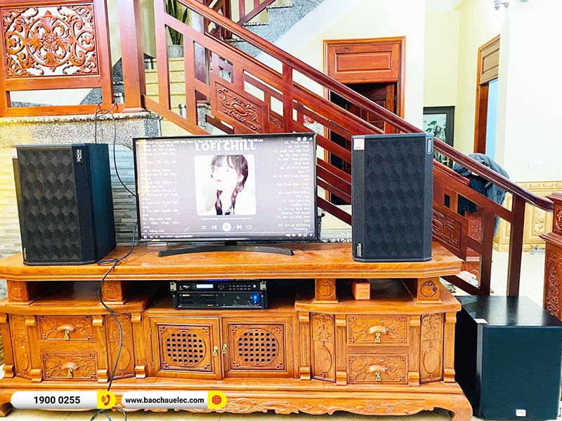 Lắp đặt dàn karaoke Denon hơn 35tr cho anh Thiêm tại Bắc Giang (Denon DP-R312, VM620A, KP500, SW612B, U900 Plus X)