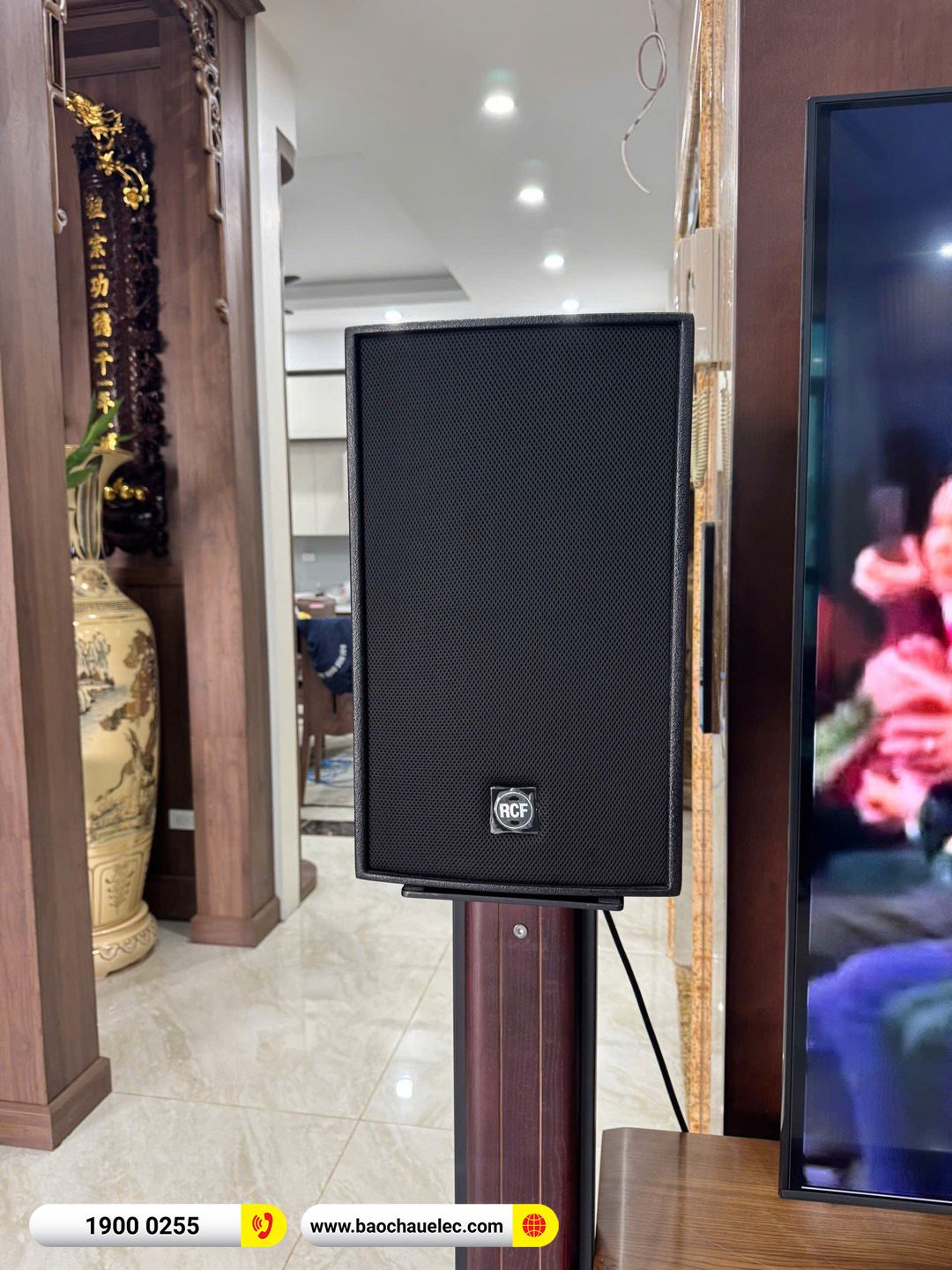 Lắp đặt dàn karaoke RCF gần 132tr cho anh Thịnh tại Hà Nội