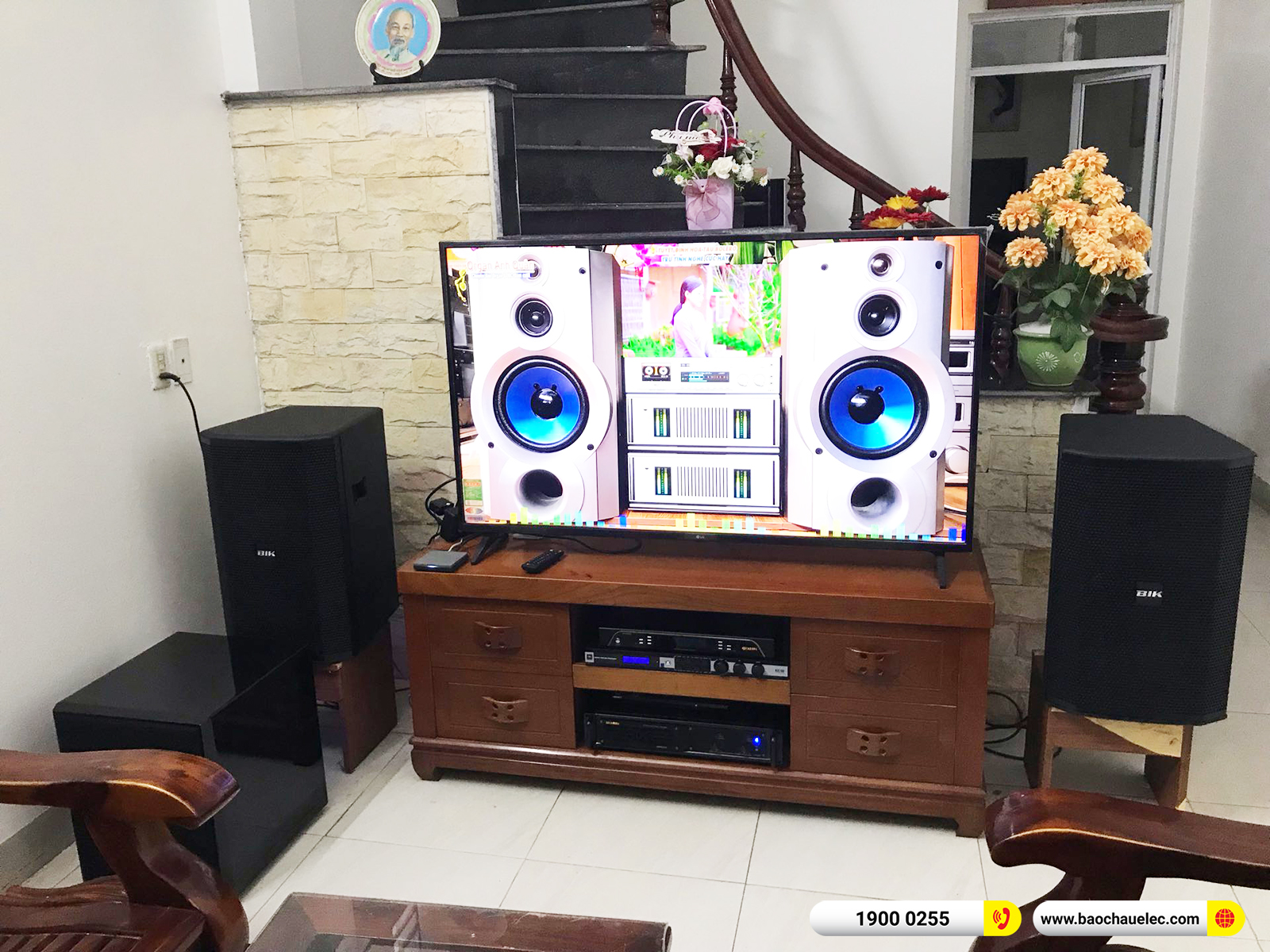 Lắp đặt dàn karaoke BIK hơn 42tr cho anh Thịnh tại Nam Định