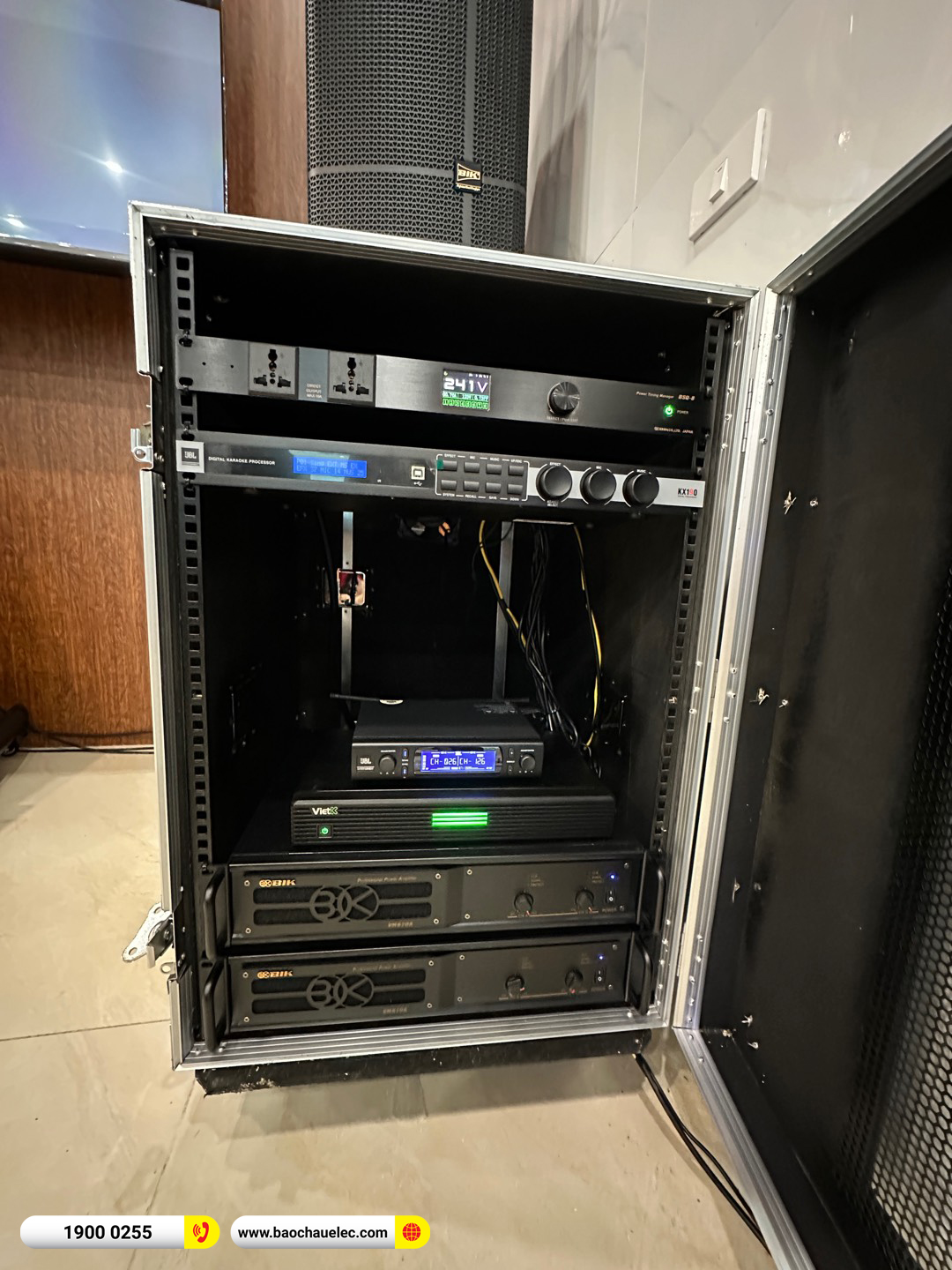 Lắp đặt d&agrave;n karaoke BIK hơn 90tr cho anh Thưởng tại Ph&uacute; Thọ 