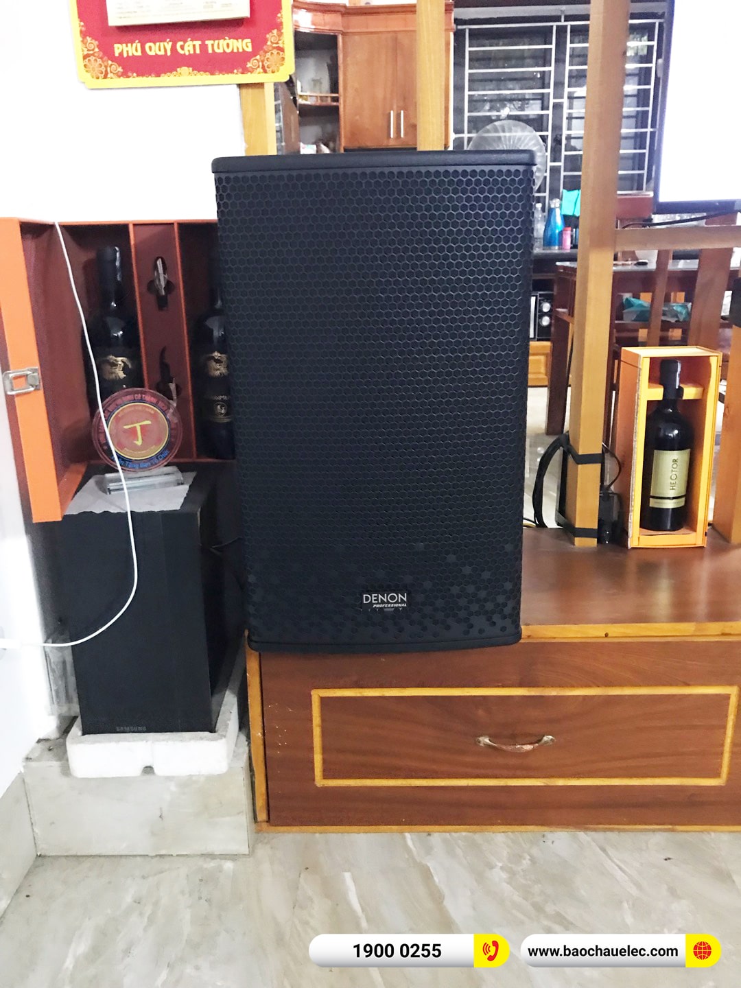 Lắp đặt dàn karaoke Denon hơn 23tr cho anh Thuyết tại Ninh Bình