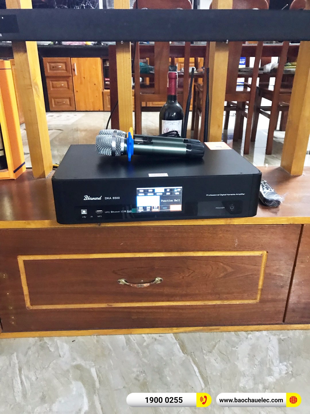 Lắp đặt dàn karaoke Denon hơn 23tr cho anh Thuyết tại Ninh Bình