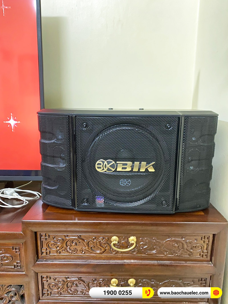 Lắp đặt dàn karaoke BIK hơn 24tr cho anh Tính tại Hà Nội (BIK BS-998X, VM620A, KP600, BIK BJ-U500)