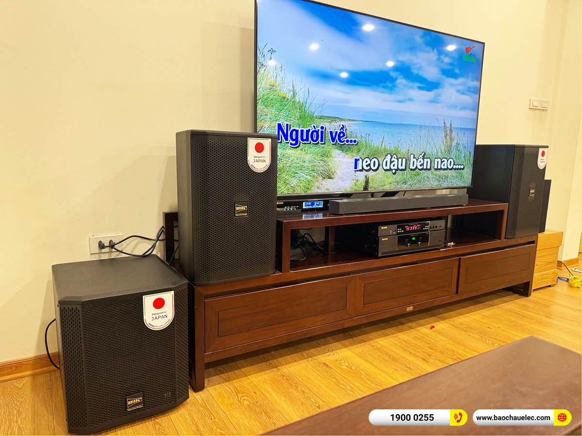 Lắp đặt dàn karaoke BIK hơn 42tr cho anh Trung tại Hà Nội