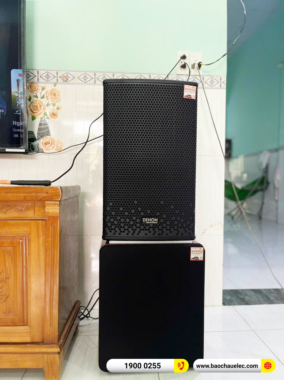 Lắp đặt dàn karaoke Denon hơn 36tr cho anh Trung tại Vũng Tàu 